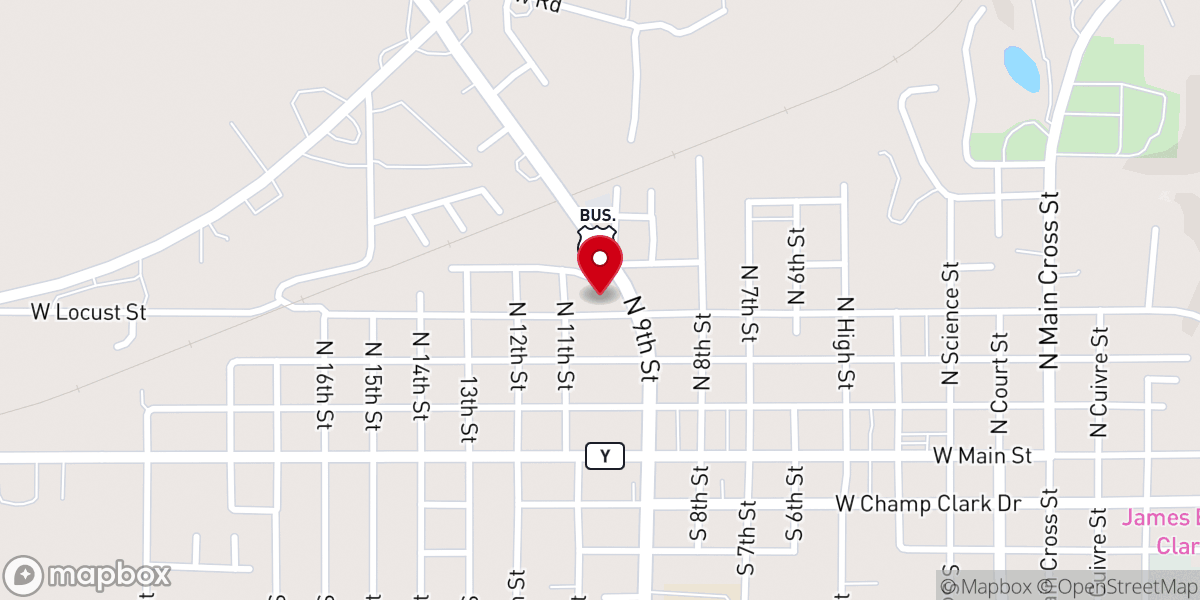 Map showing location of Harvest Time Ministries