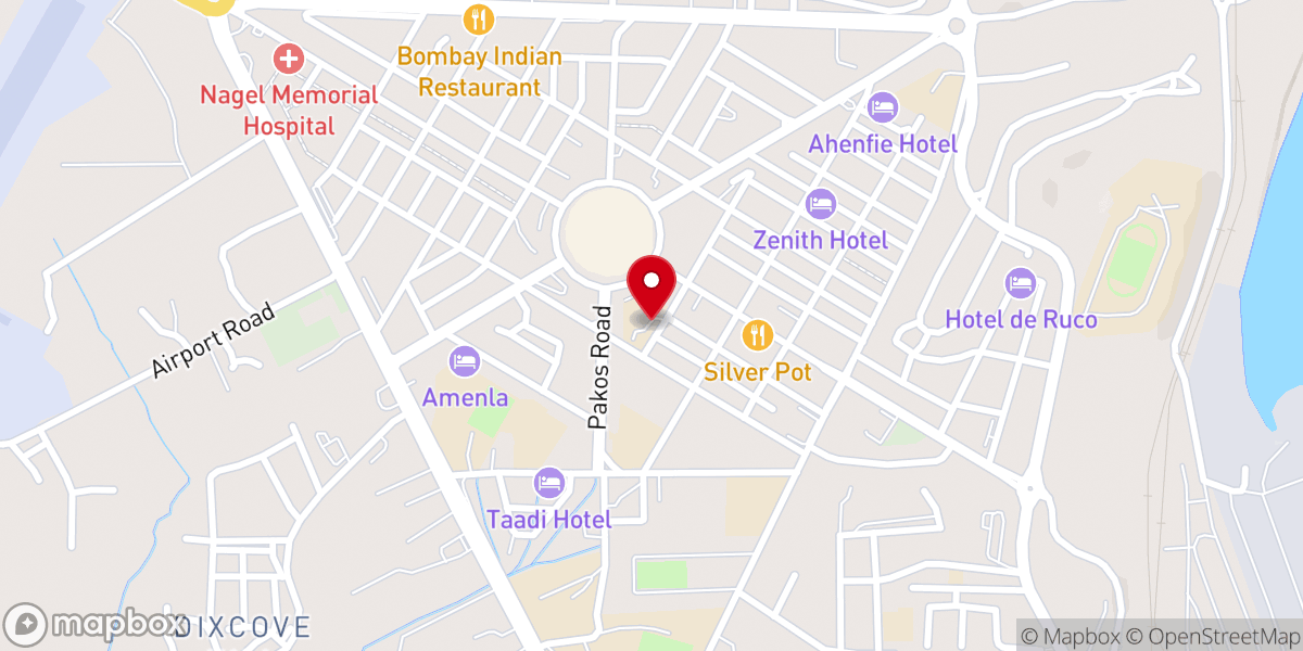 Map showing location of Trinity Presbyterian Church