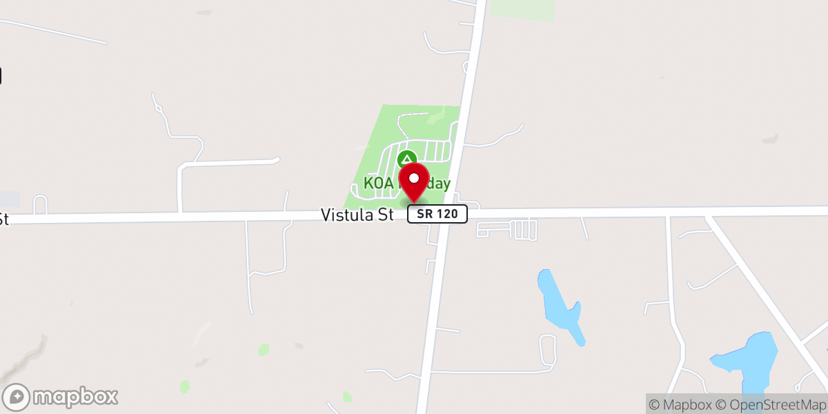 Map showing location of Wayside Church