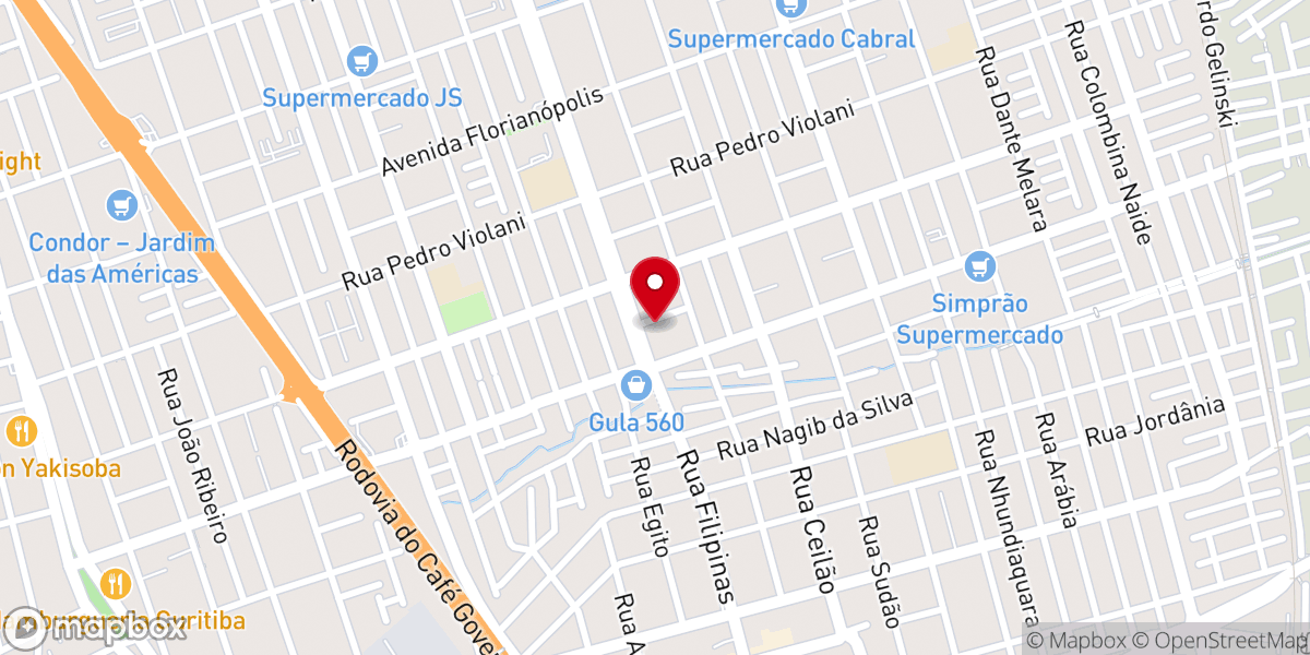 Map showing location of Igreja Evangelica Pentecostal Fonte da Vida