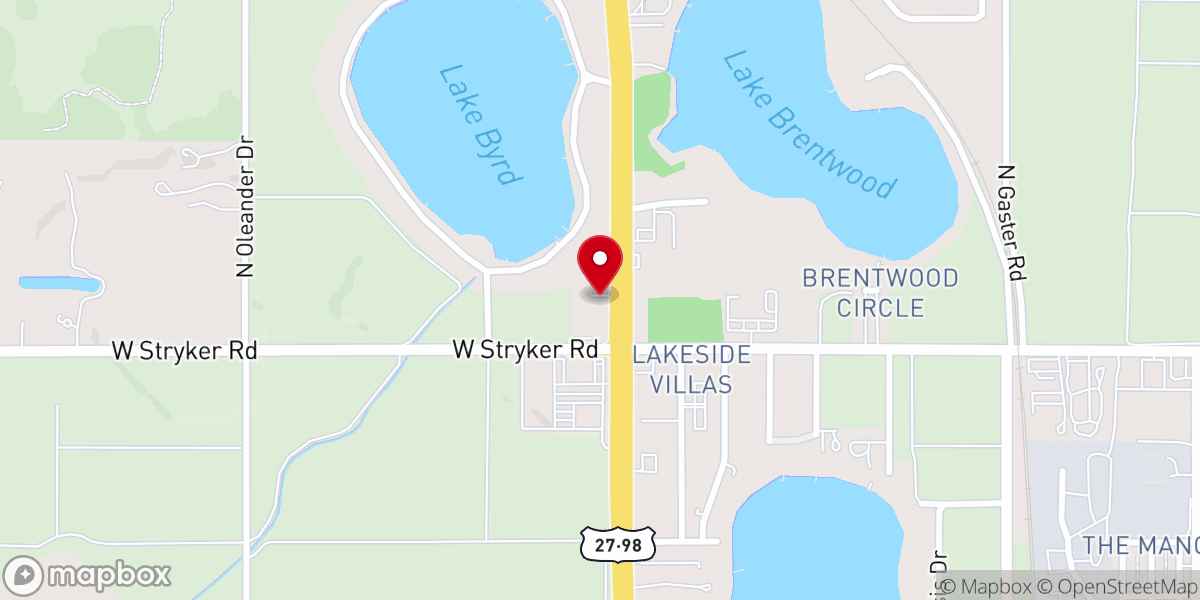 Map showing location of Remnant Holiness Church
