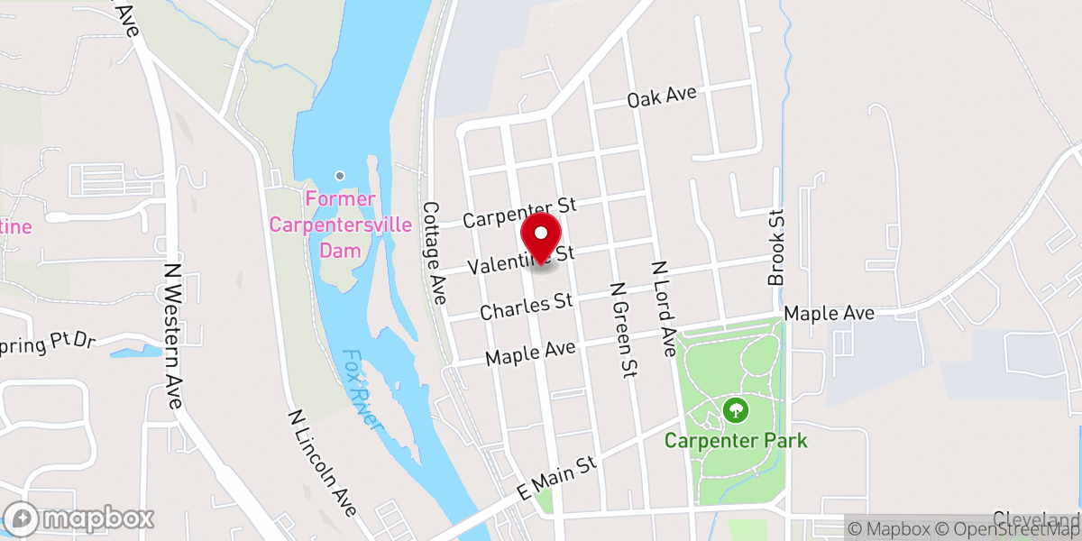 Map showing location of City of Joy Church