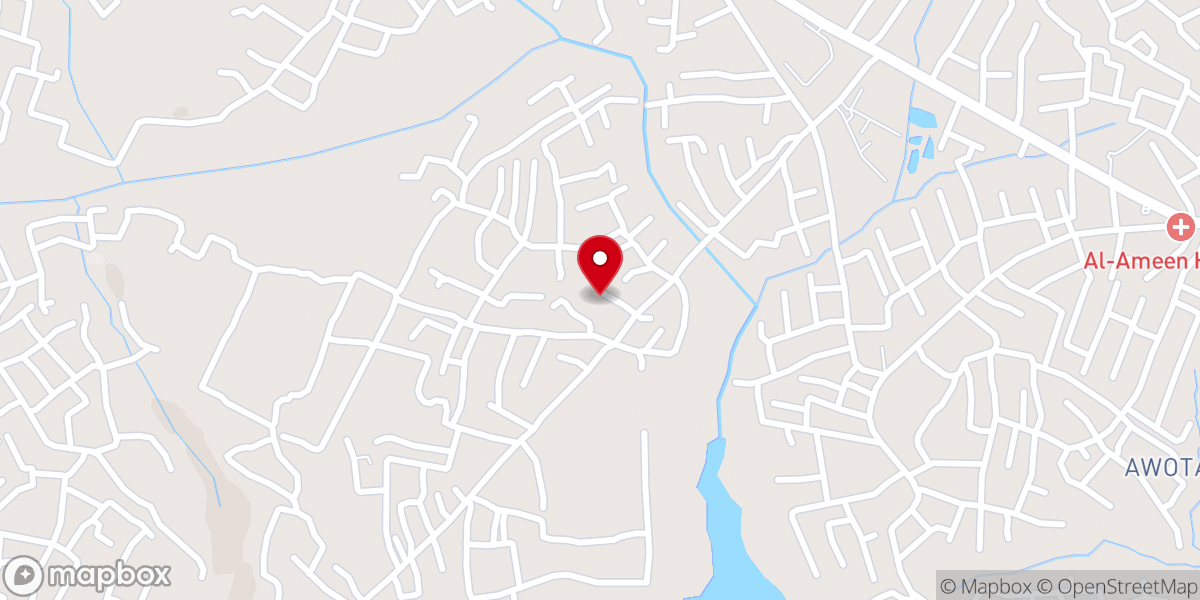 Map showing location of St. Theresa Catholic Church