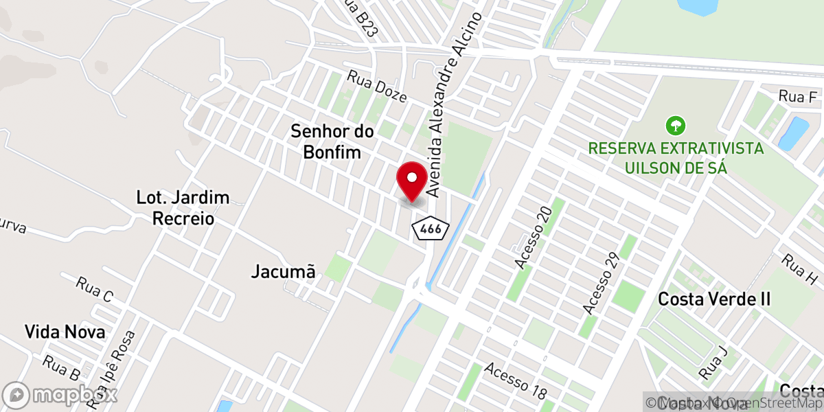 Map showing location of Igreja Pentecostal Da Biblia-Aracaju
