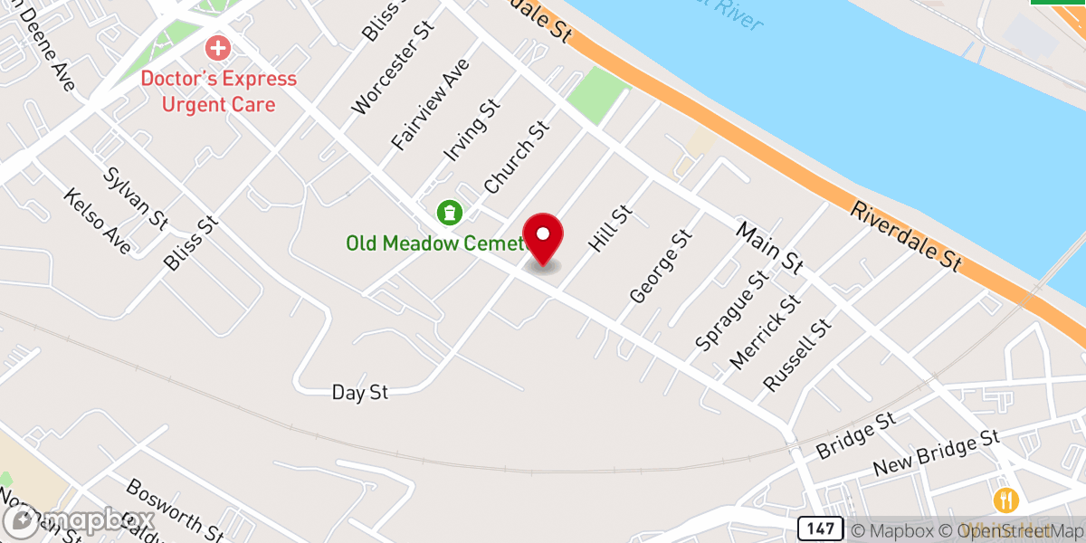 Map showing location of Victory Temple Church of God
