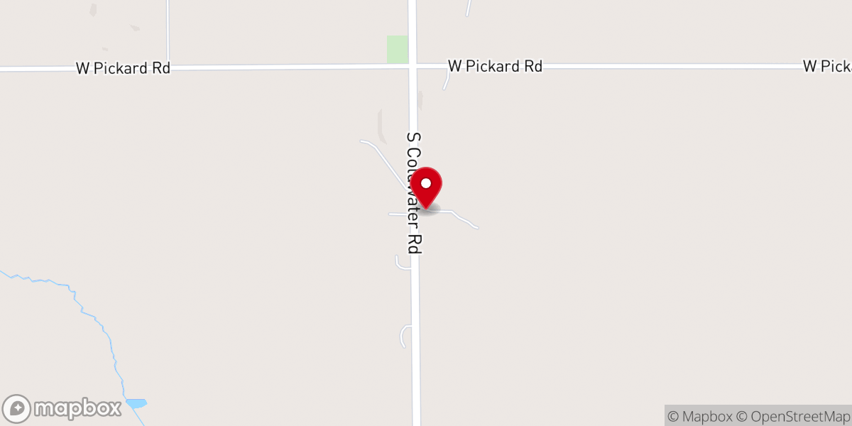 Map showing location of Zion Ev. Lutheran Church (WELS)