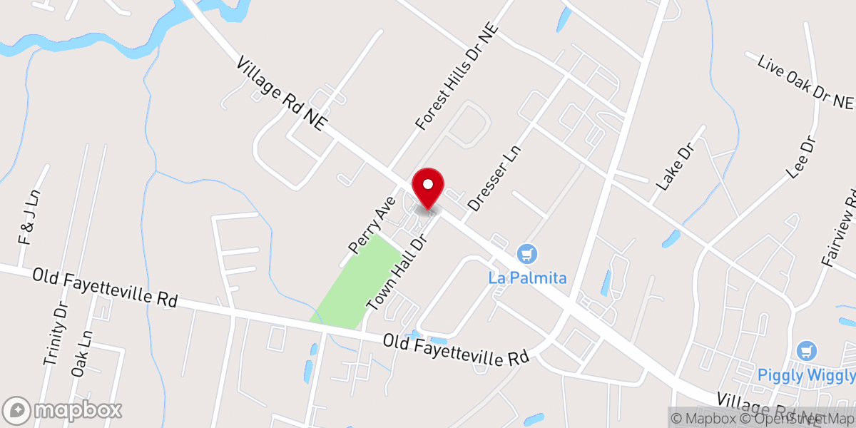 Map showing location of Reach Community Church
