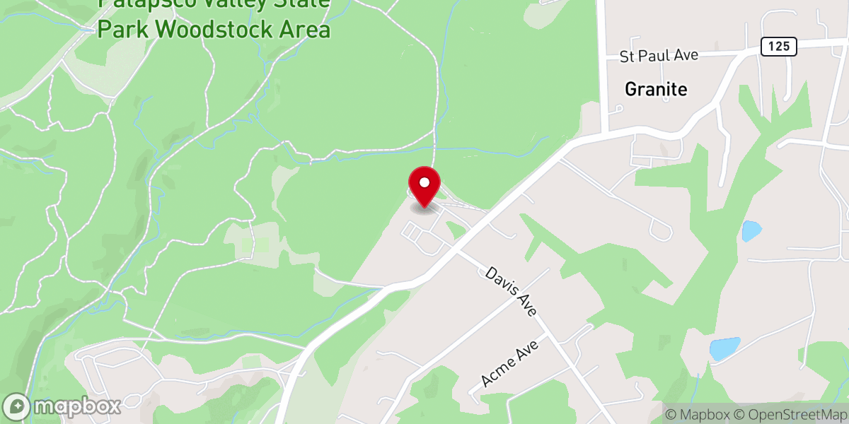 Map showing location of St. Alphonsus Preschool