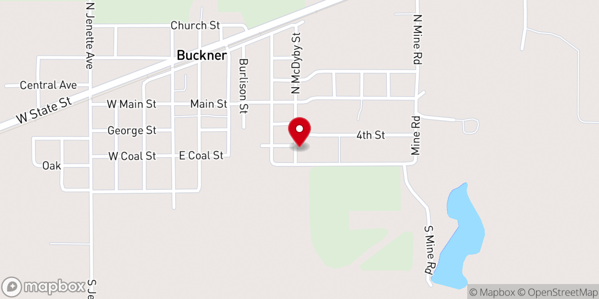 Map showing location of Nativity of the Virgin Mary Chapel - Orthodox Church in America