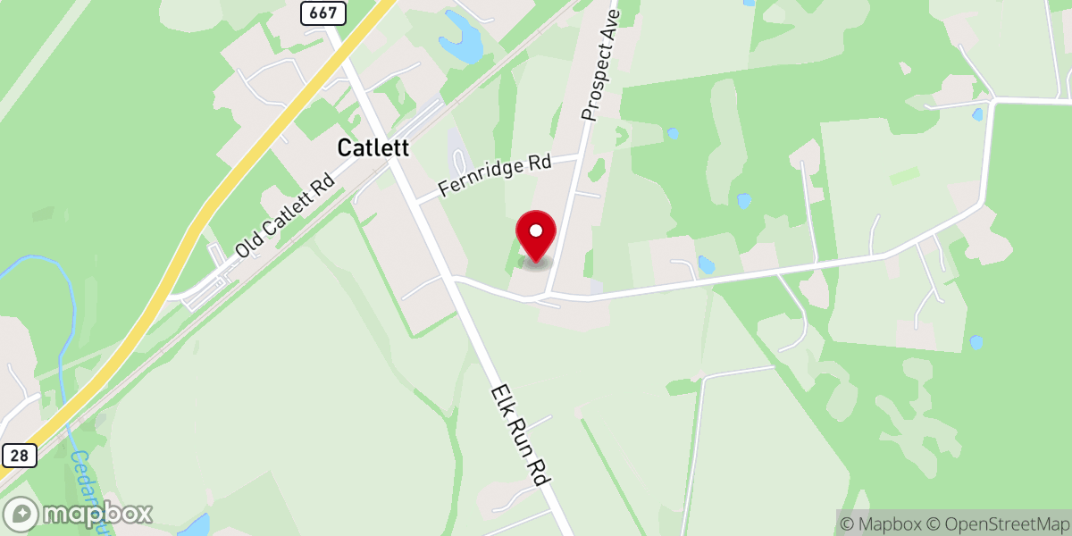 Map showing location of Family Worship Center