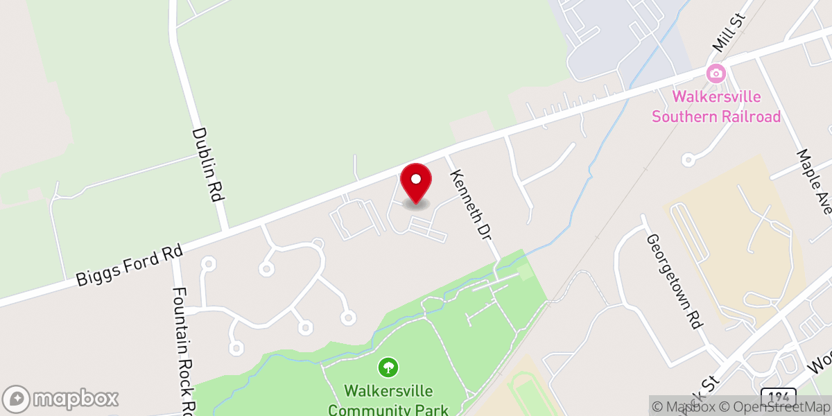Map showing location of St. Timothy Catholic Church