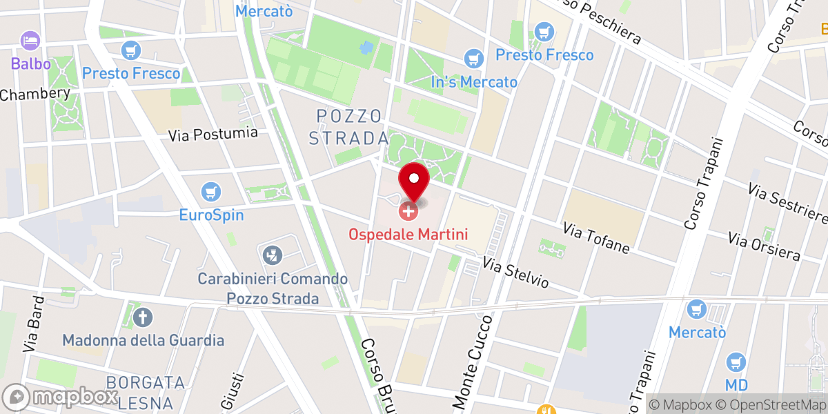 Map showing location of Santa Maria Della Speranza