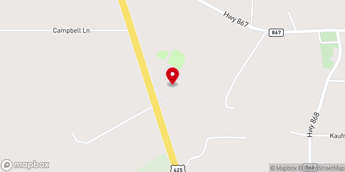 Map showing location of First Church of the Nazarene