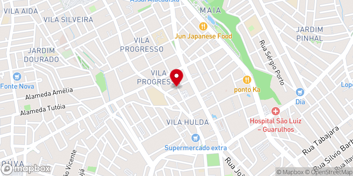 Map showing location of Igreja Evangélica Assembléia de Deus
