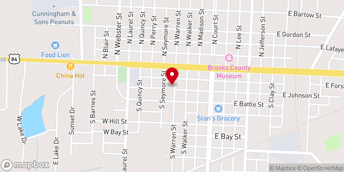 Map showing location of Flaming Sword Ministry