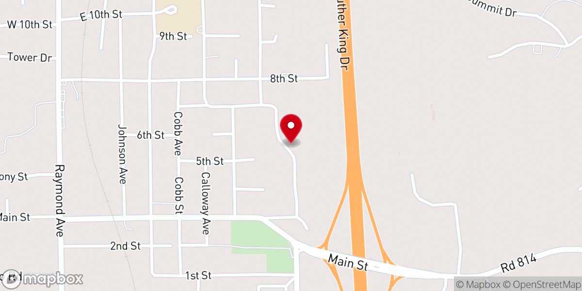 Map showing location of Verna Pentecostal Church