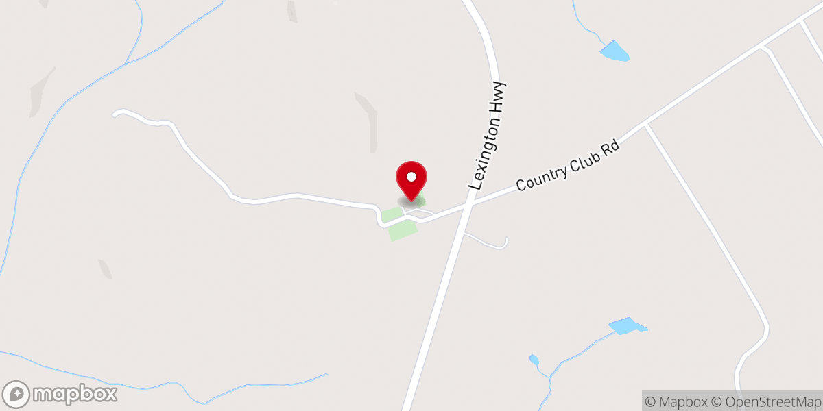 Map showing location of Falling Creek Baptist Church