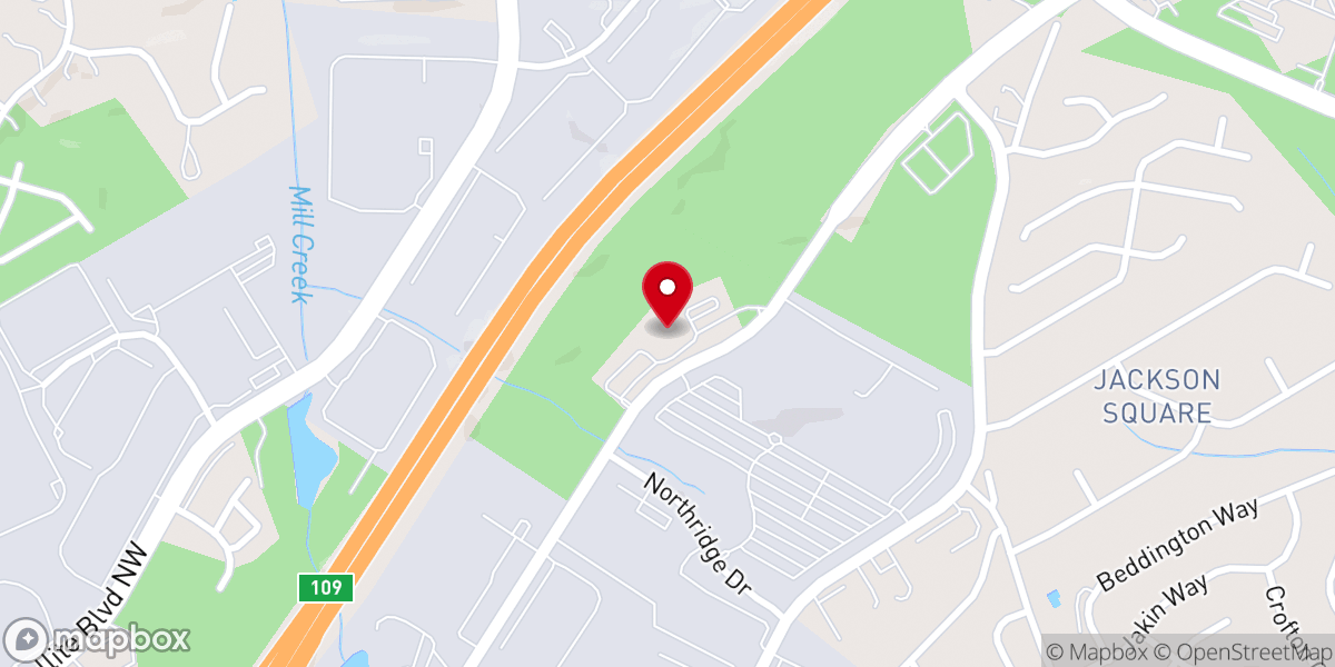Map showing location of Free Chapel Academy | Gwinnett Campus