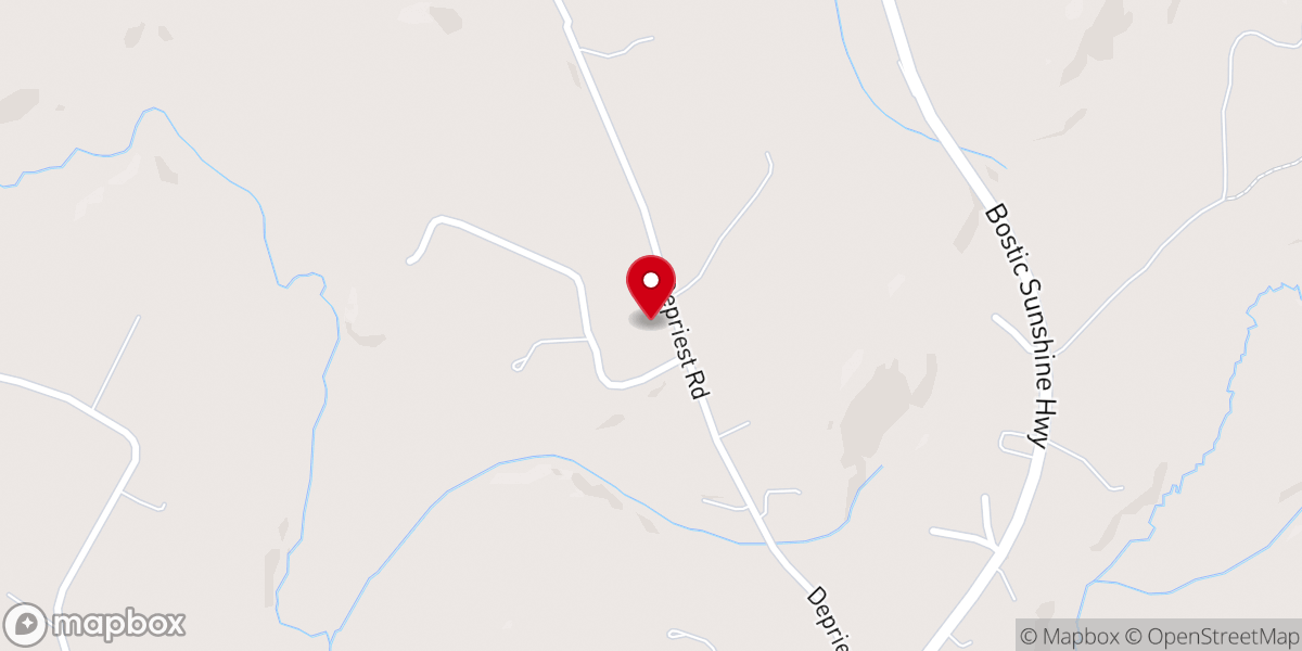Map showing location of Sunshine Church
