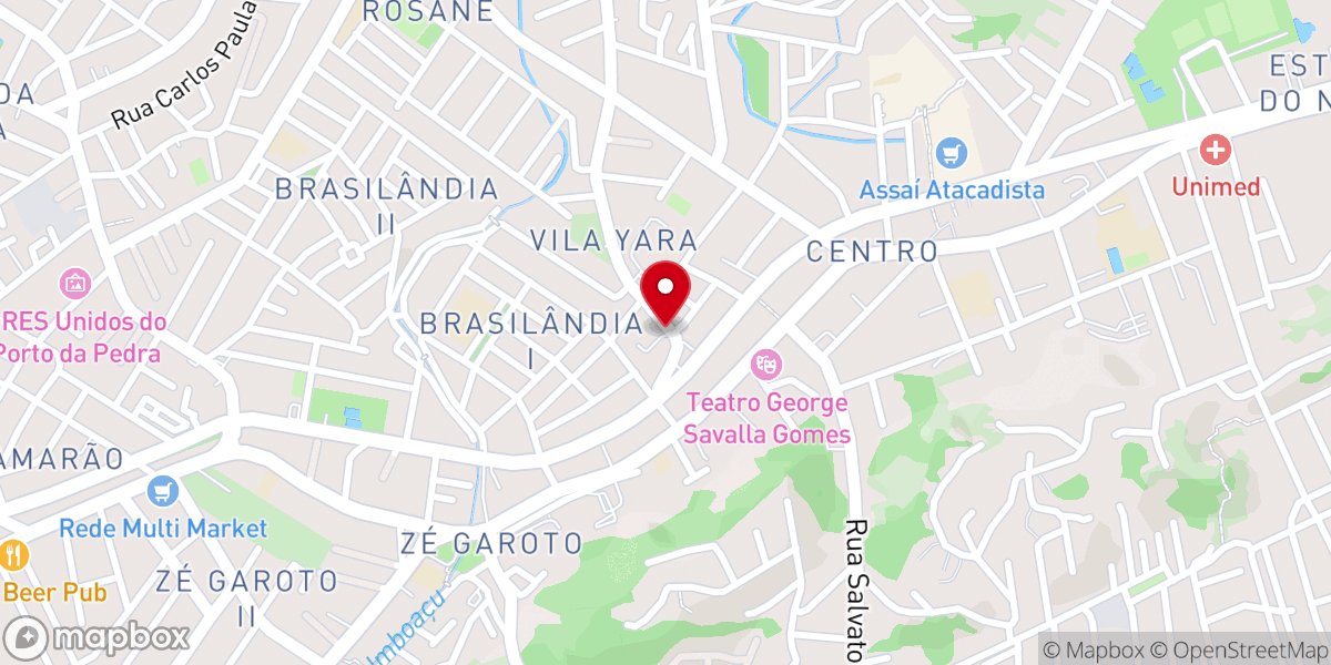 Map showing location of MEVAM São Gonçalo - RJ