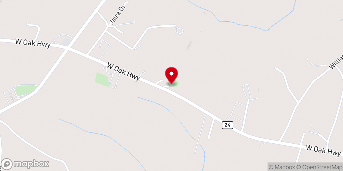 Map showing location of Center Methodist Church