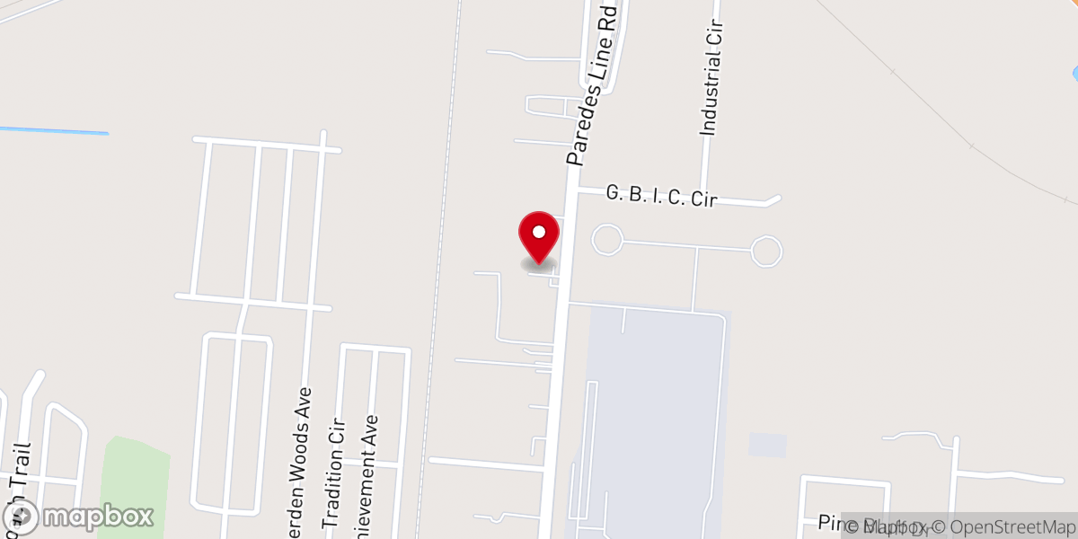 Map showing location of Casa Del Rey Christian Church