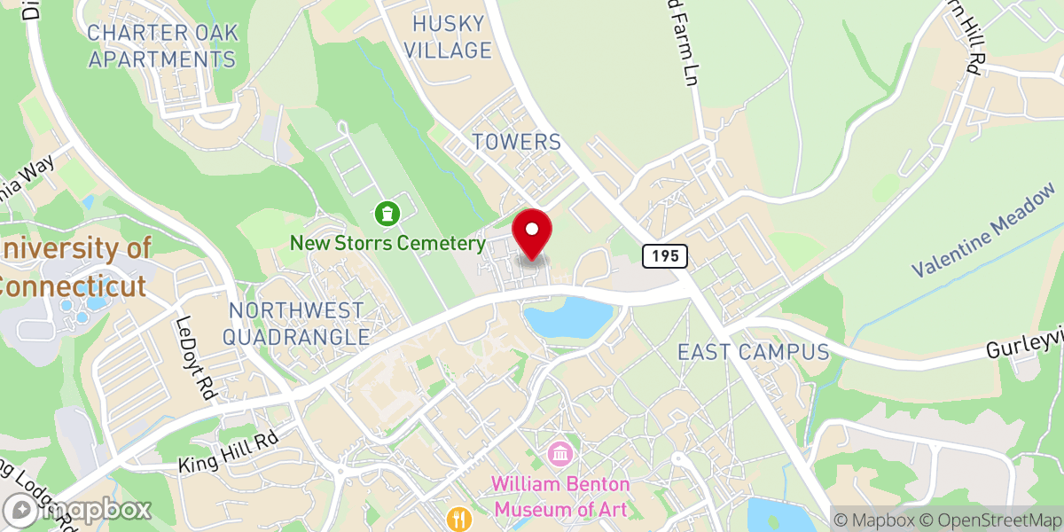 Map showing location of St. Timothy's Church