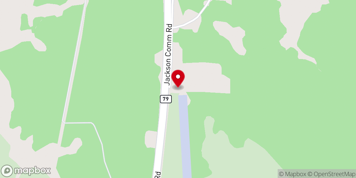 Map showing location of Mc Queen Temple Holiness Church