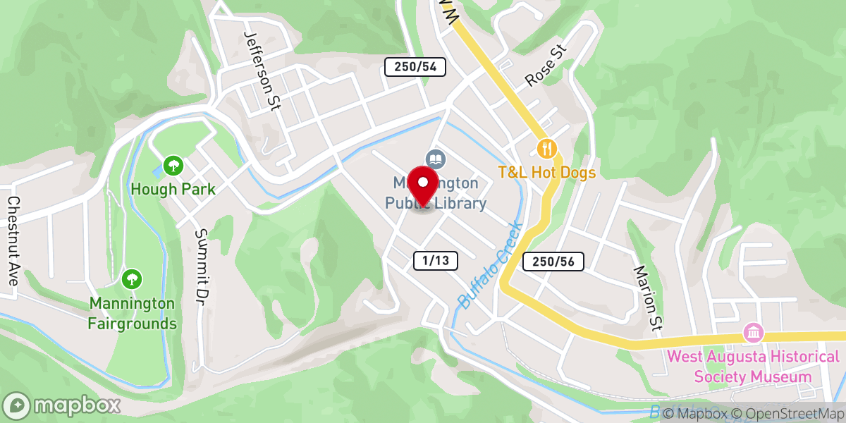 Map showing location of Saint Patrick Catholic Church