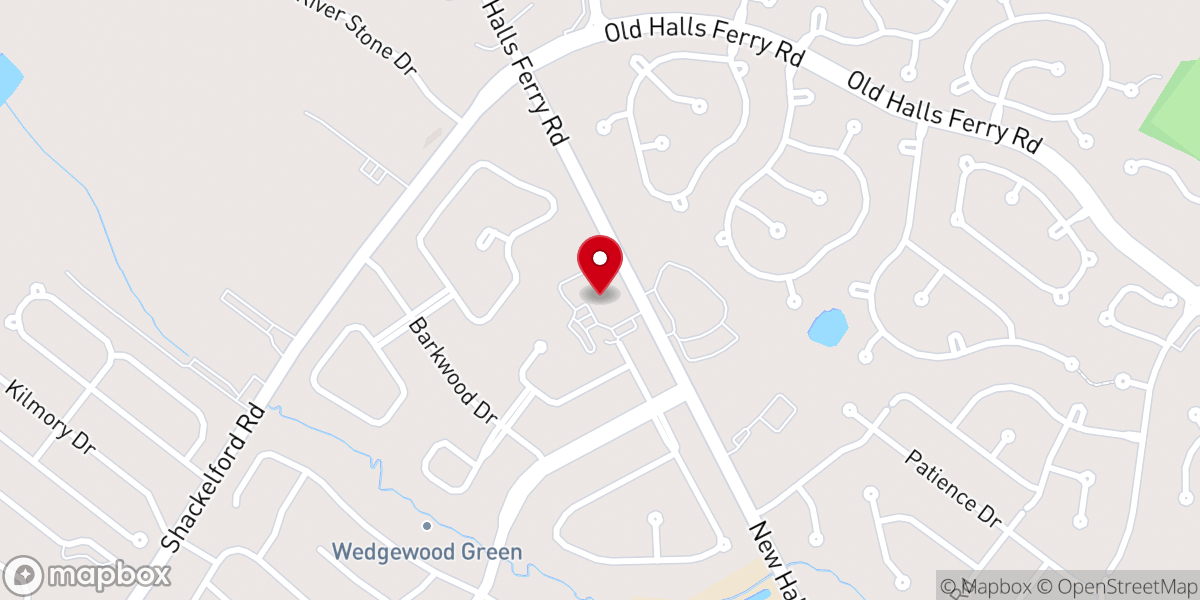 Map showing location of St. Norbert Catholic Church