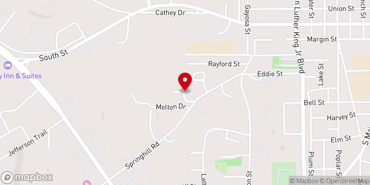 Map showing location of Mt. Olive Pentecostal Holiness Church, Inc