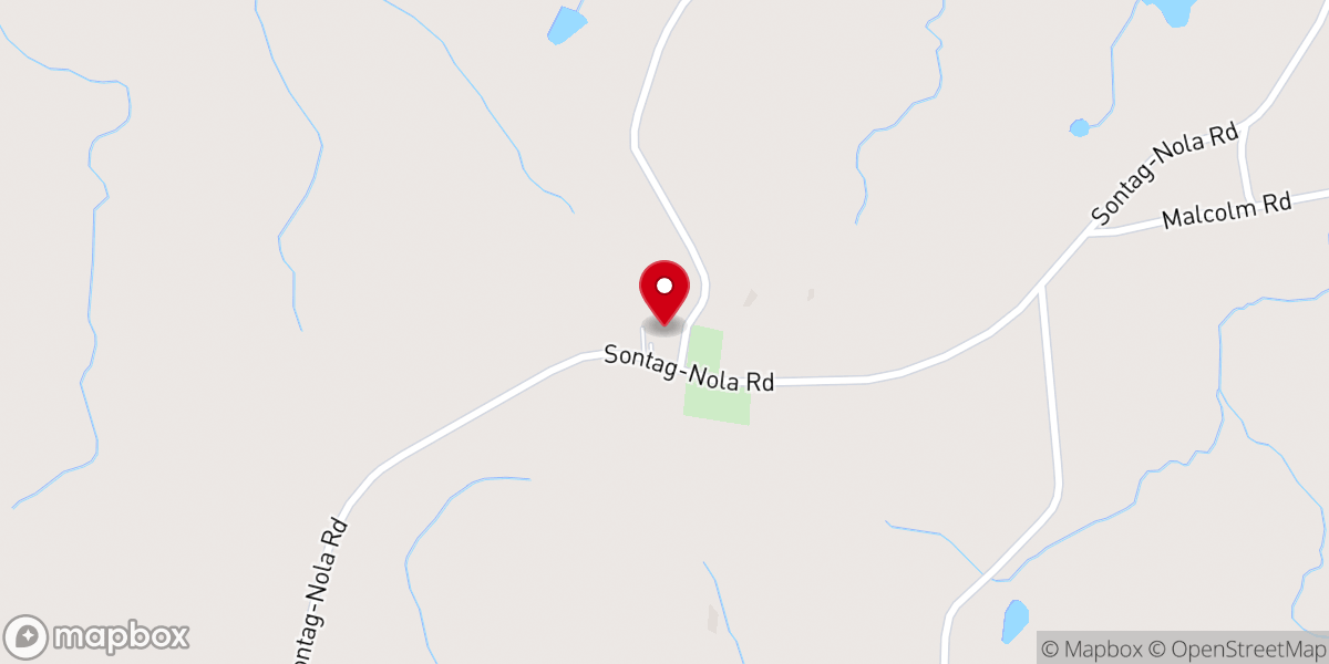 Map showing location of Shiloh Baptist Church