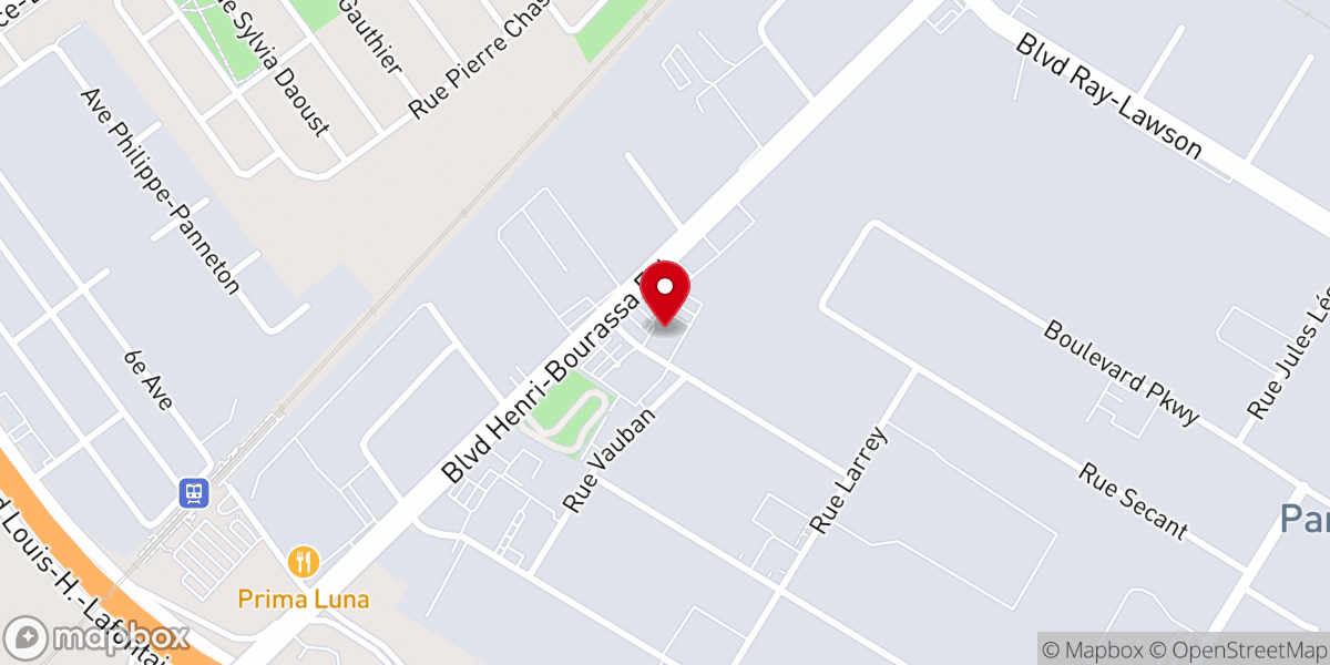Map showing location of Impact Centre Chrétien