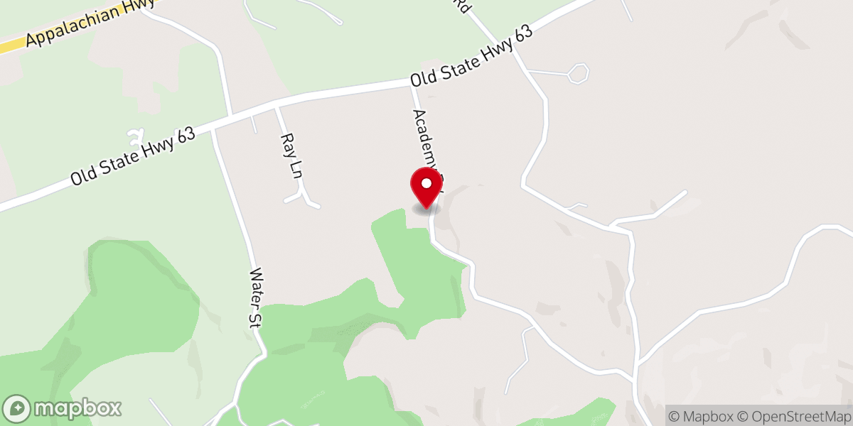 Map showing location of Speedwell Academy Baptist Church