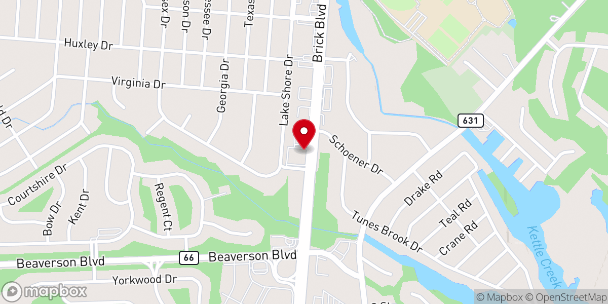 Map showing location of New Beginnings Church