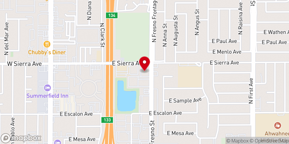 Map showing location of New Heights Church