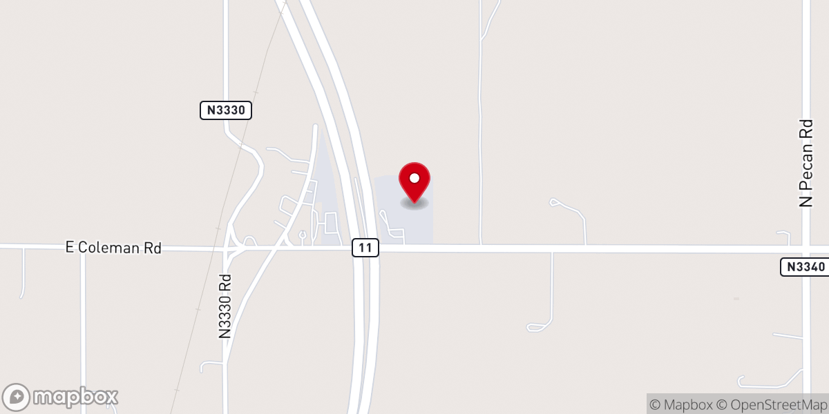 Map showing location of Grace Tabernacle of Praise