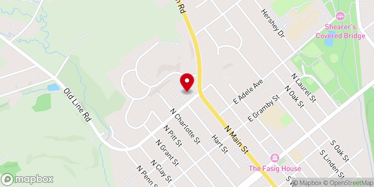 Map showing location of African Community Church of Lancaster - ACCL