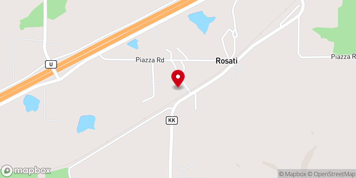 Map showing location of Saint Anthony Church