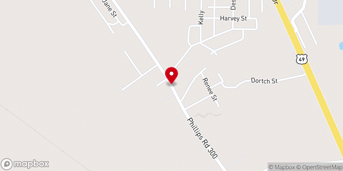 Map showing location of Saint Matthews Church