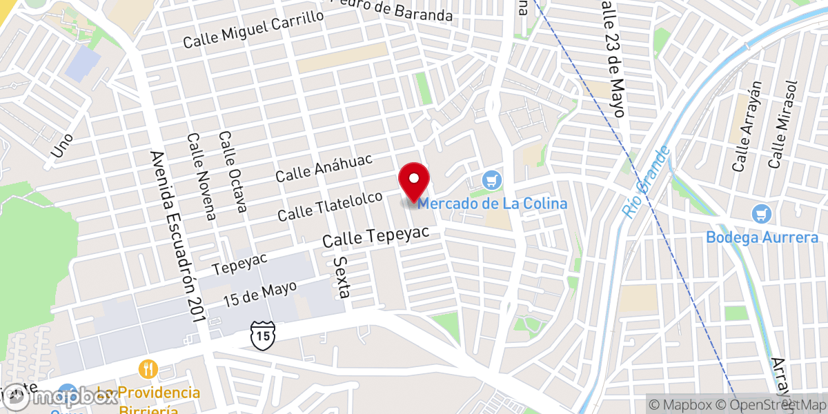 Map showing location of Iglesia Cristiana Horeb Asambleas de Dios