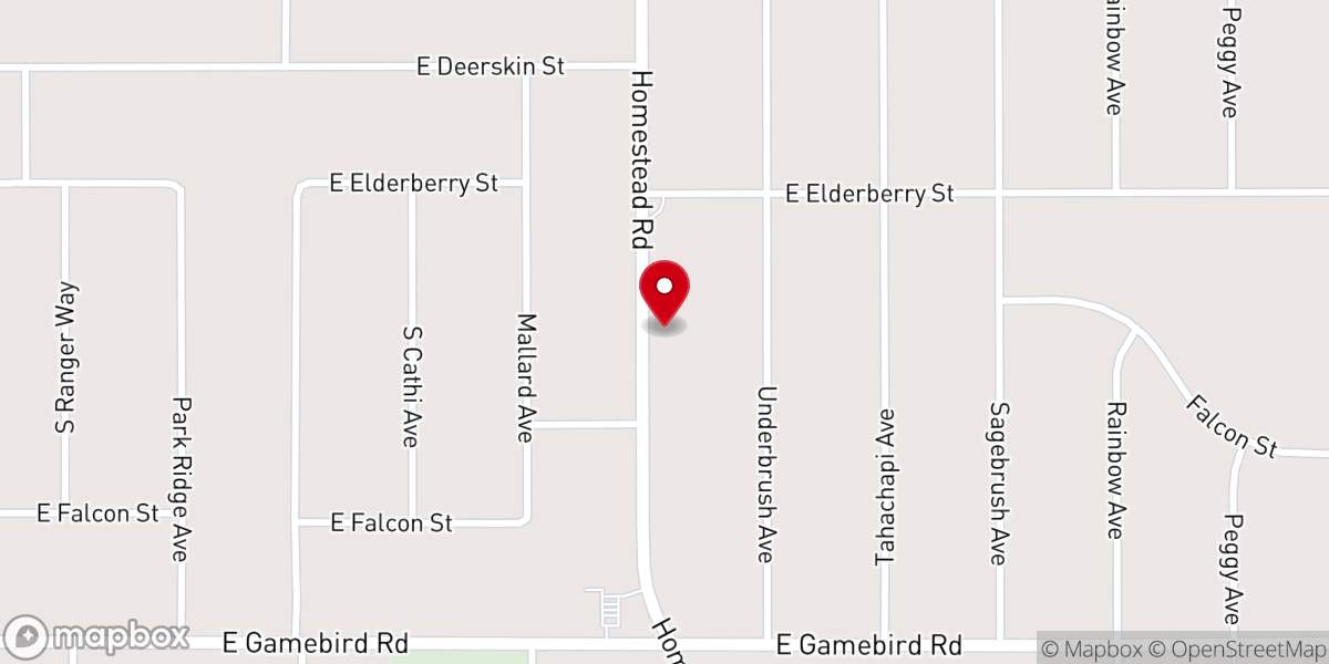 Map showing location of Second Missionary Baptist Church