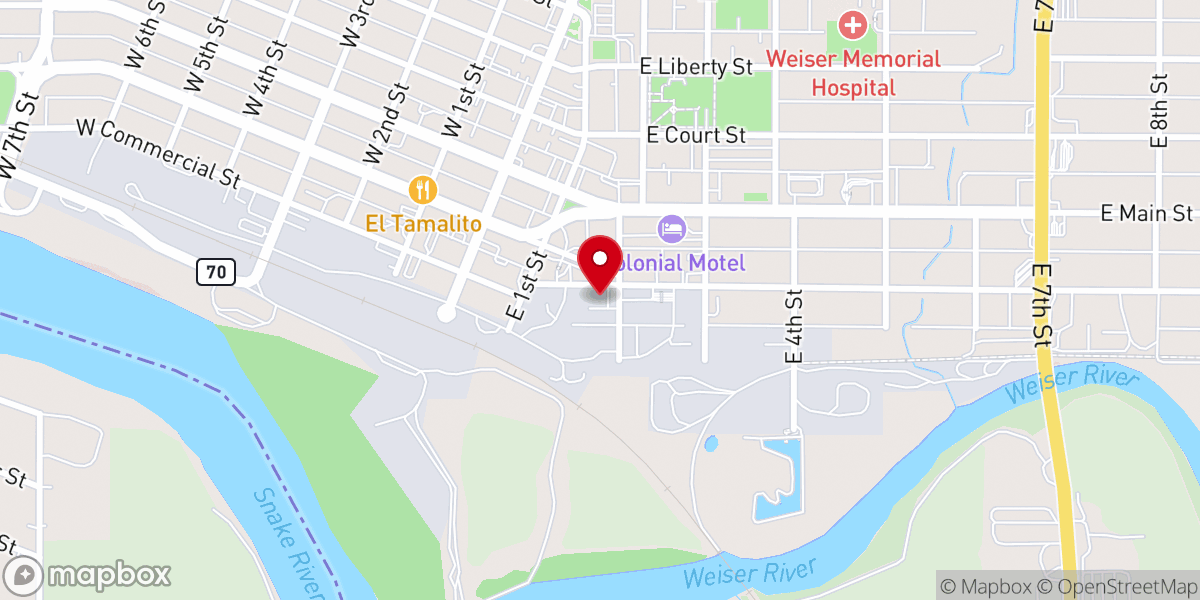 Map showing location of World Harvest Church