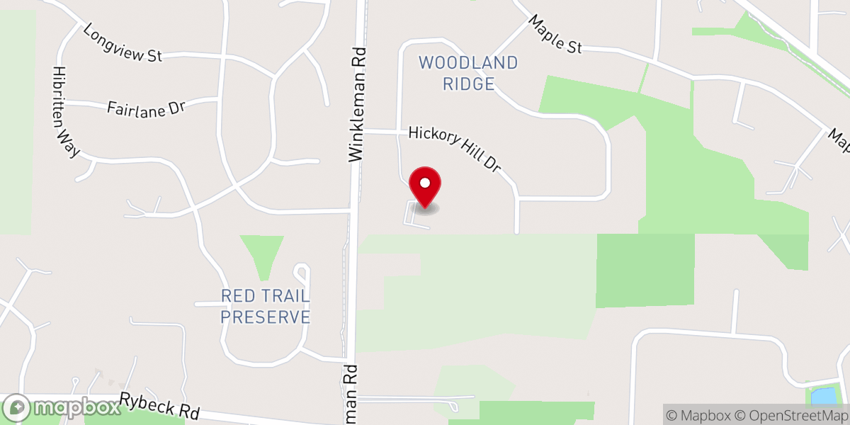 Map showing location of Grace Hill Church