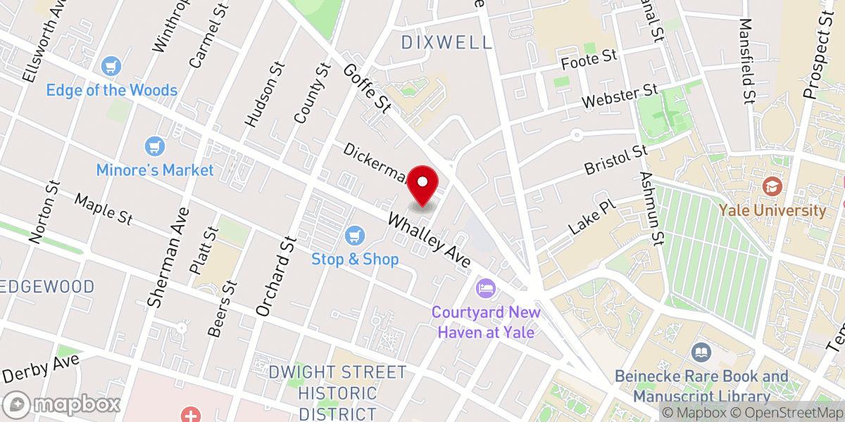 Map showing location of St. Luke's Episcopal Church