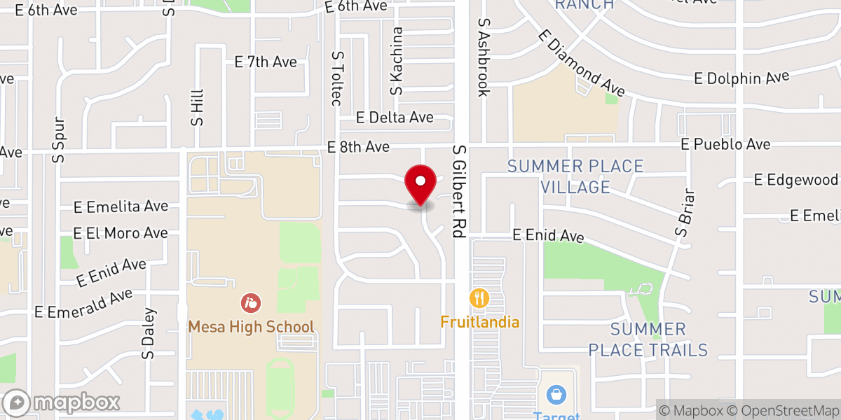 Map showing location of Iglesia Palabra De Vida