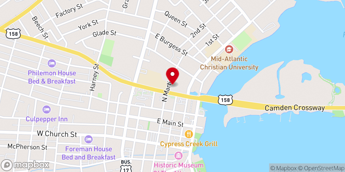 Map showing location of Forerunner Church