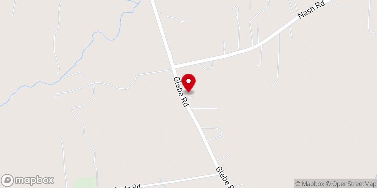 Map showing location of Rocky Run Church