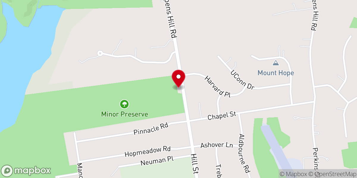 Map showing location of Church of Eternal Light