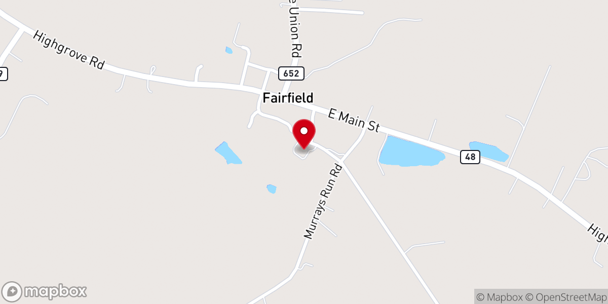 Map showing location of St Michael's Parish